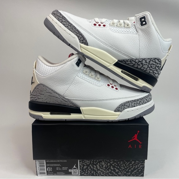 Jordan Shoes - Nike Air Jordan 3 Retro GS Reimagined “White Cement” 2023